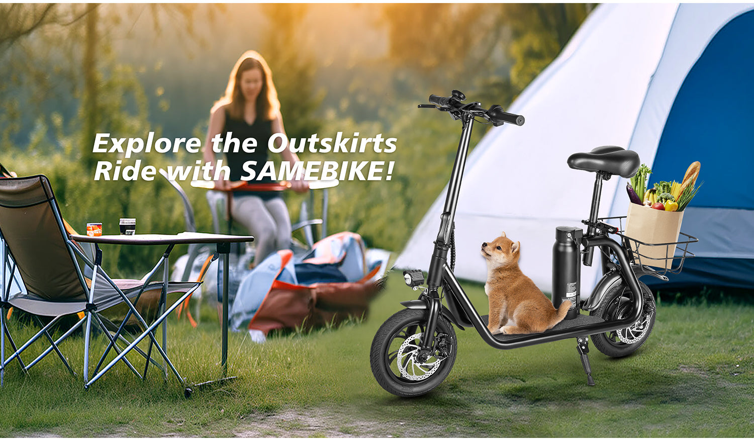 Trottinette électrique pliable SM-C01 avec siège