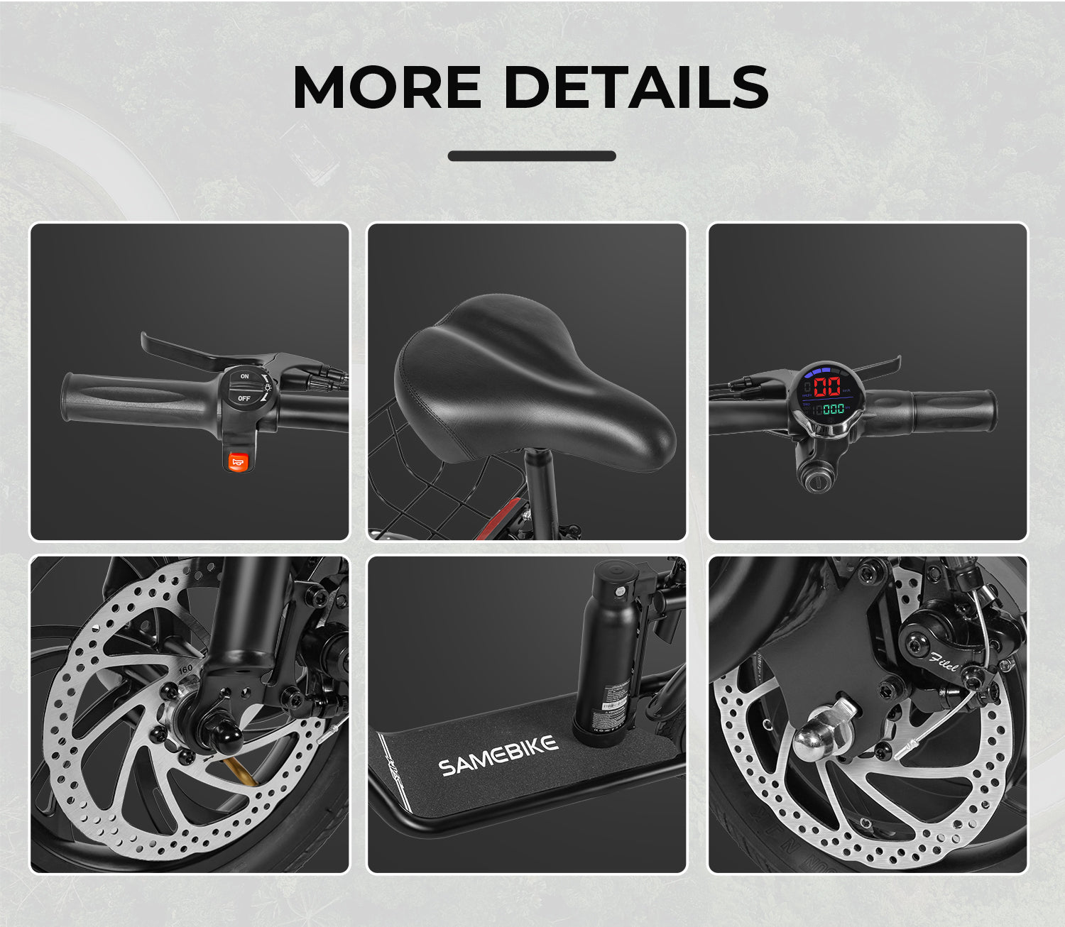 Trottinette électrique pliable SM-C01 avec siège