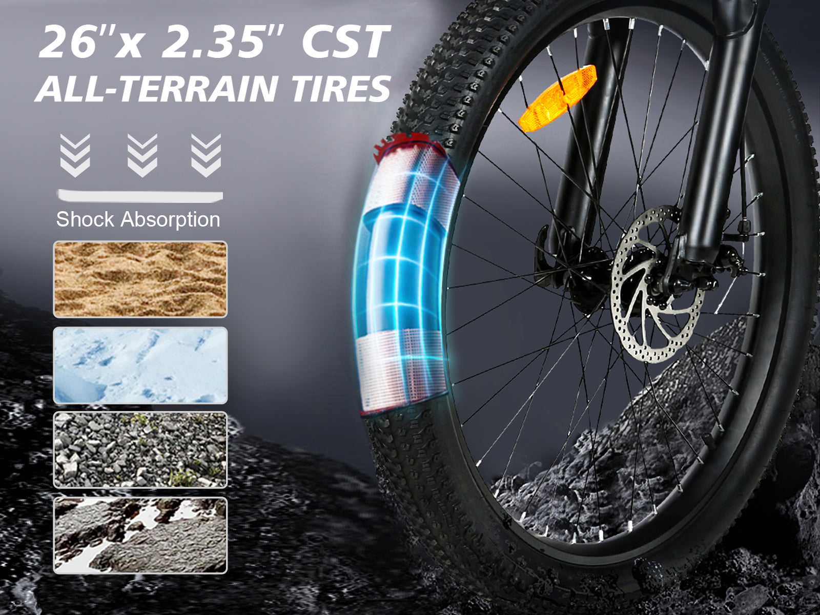 LO26-II-YD Hydraulic Brake Folding Ebike