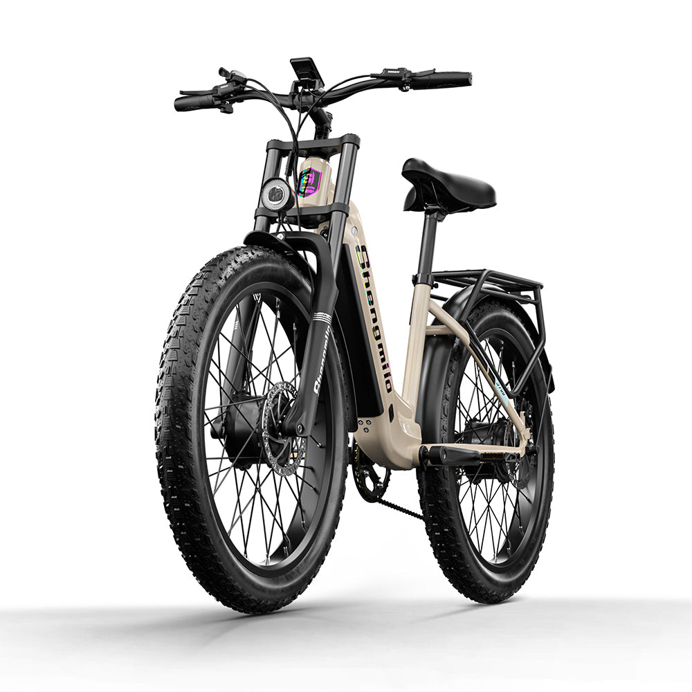 Shengmilo S700 1000W*2 Dual Motor Elektrisk Cykel 17.5Ah Samsung Batteri