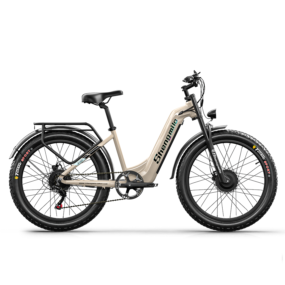 Shengmilo S700 Bicicleta Elétrica com Duplo Motor 1000W*2 e Bateria Samsung 17.5Ah