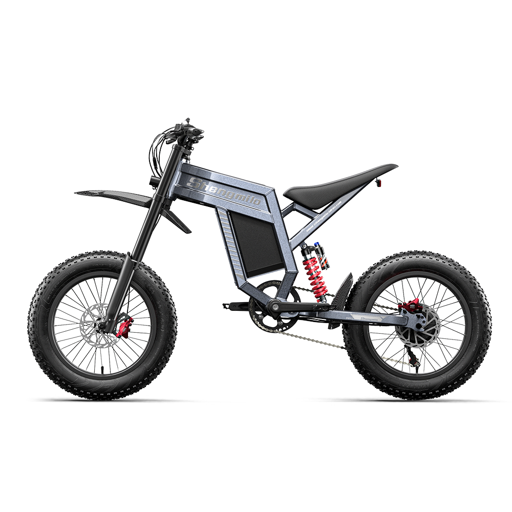 Bicicleta eléctrica Shengmilo S900 con potencia de 1500W y batería duradera de 60V 30Ah