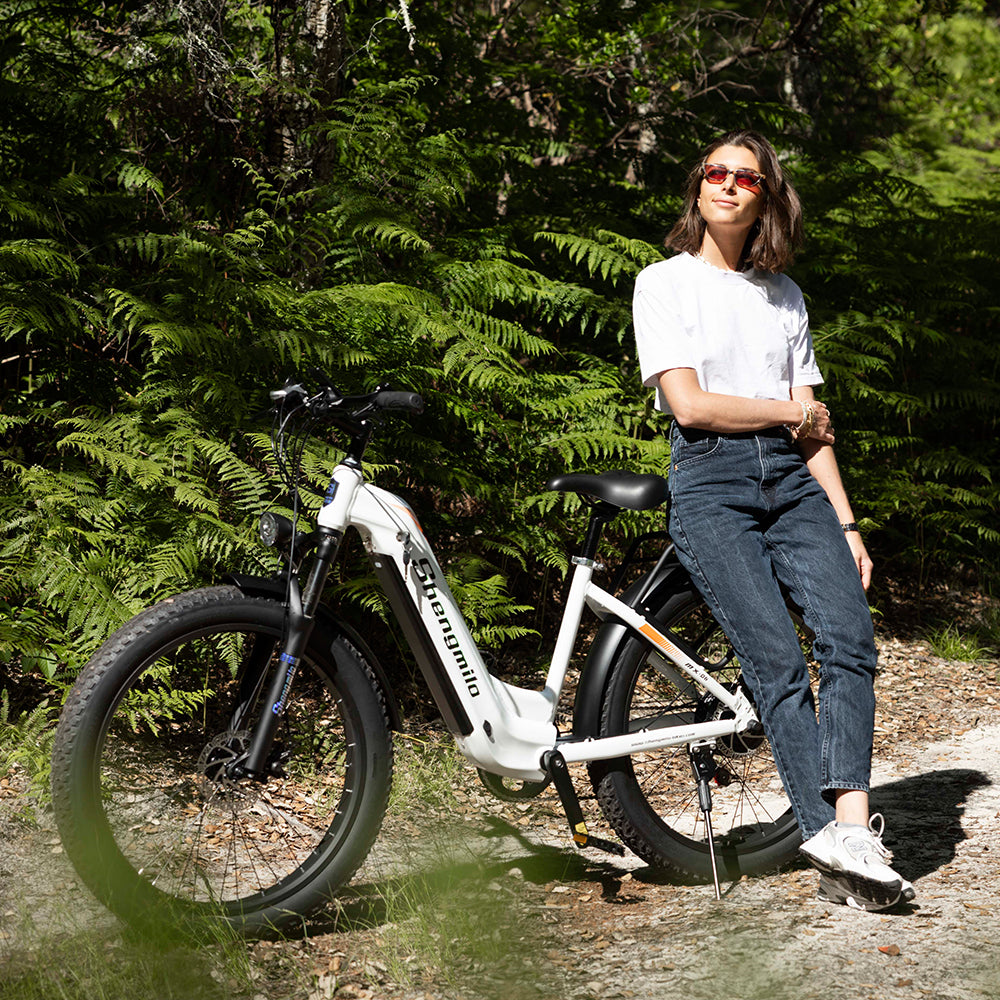 Shengmilo MX06 Trinn Gjennom El-sykkel 48V 17.5AH SAMSUNG batteri 90KM rekkevidde