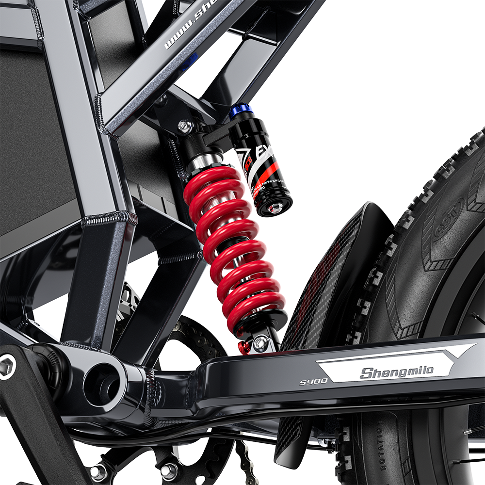 Bicicleta eléctrica Shengmilo S900 con potencia de 1500W y batería duradera de 60V 30Ah