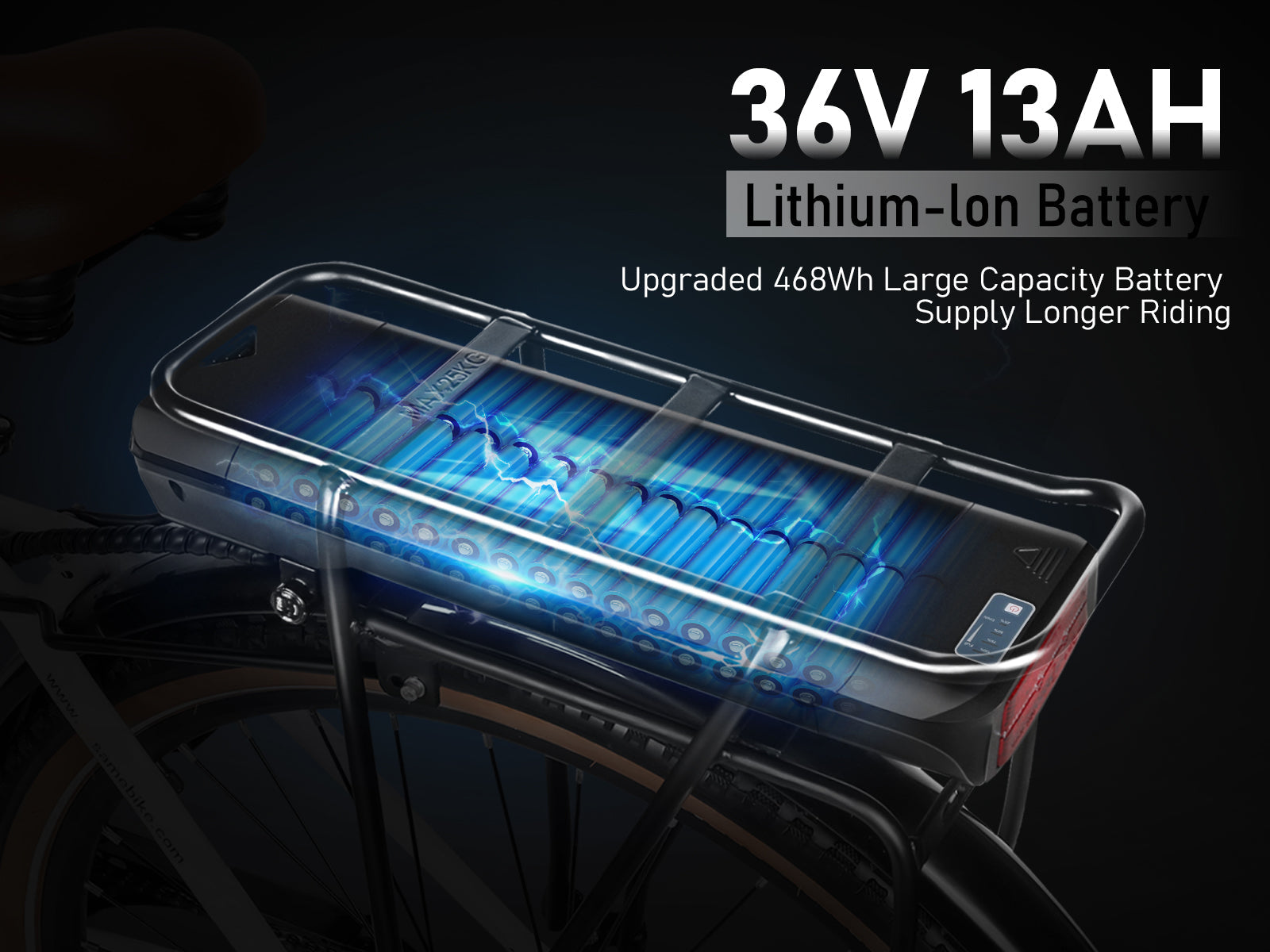 RS-A07 Kraftfull stadens fritid elcykel