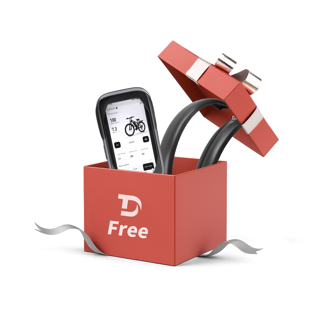 Pack de Ciclismo (Ofertas grátis com a compra de E-bike, inclui guarda-lamas e bolsa para suporte de telemóvel)