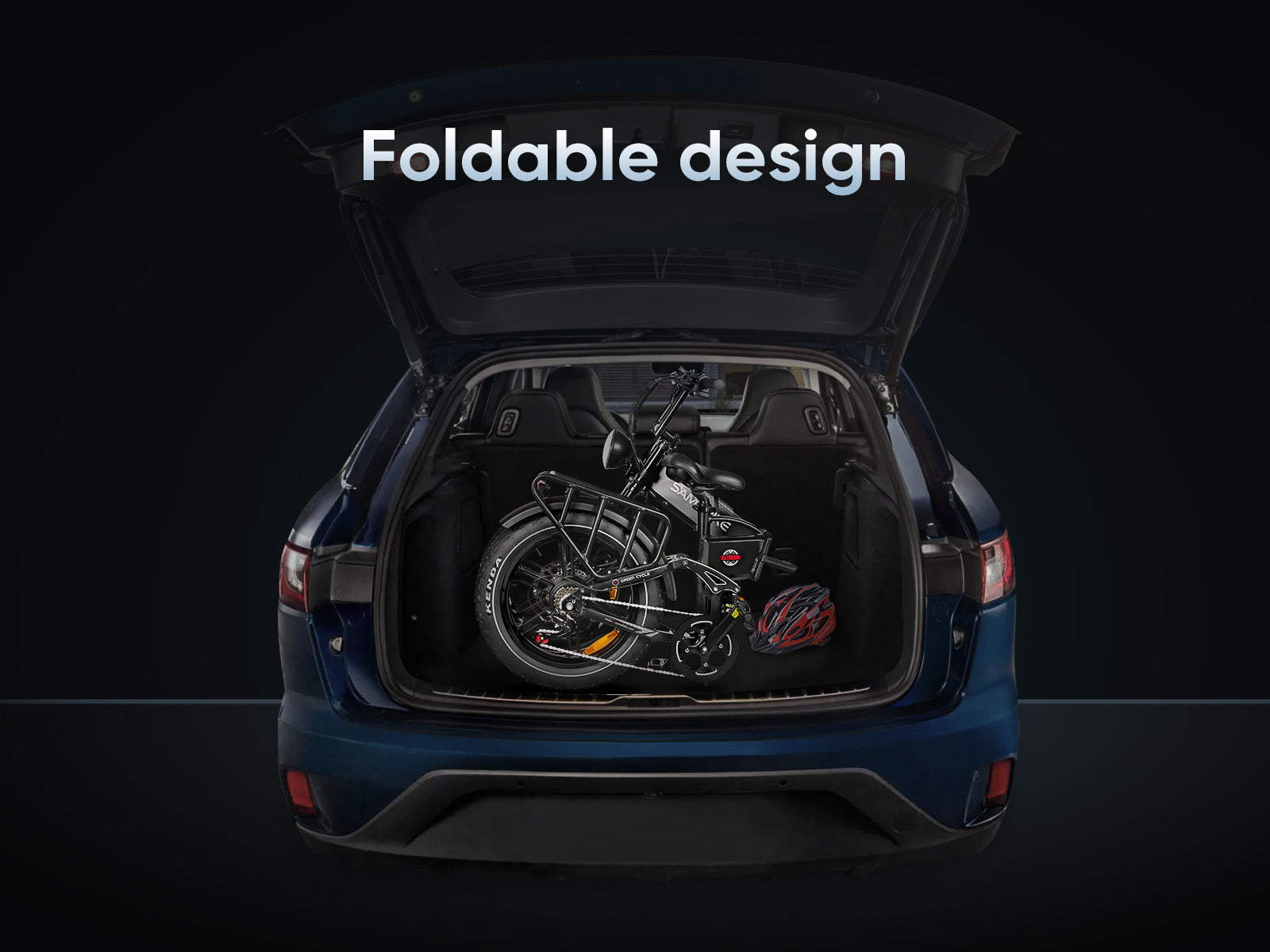 RS-A02 Bicicleta eléctrica plegable para todo terreno