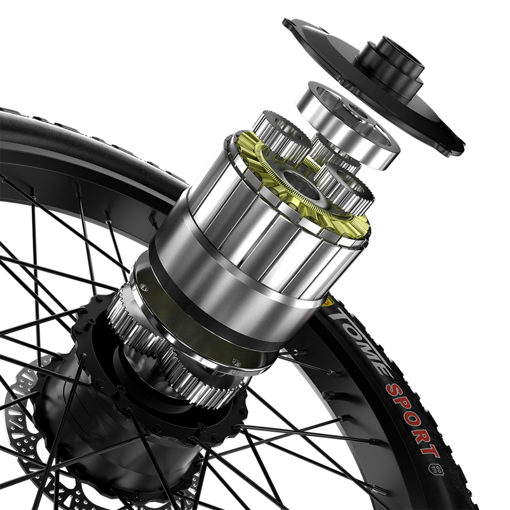 Shengmilo S600 Bicicletta Elettrica a Doppio Motore 2000W