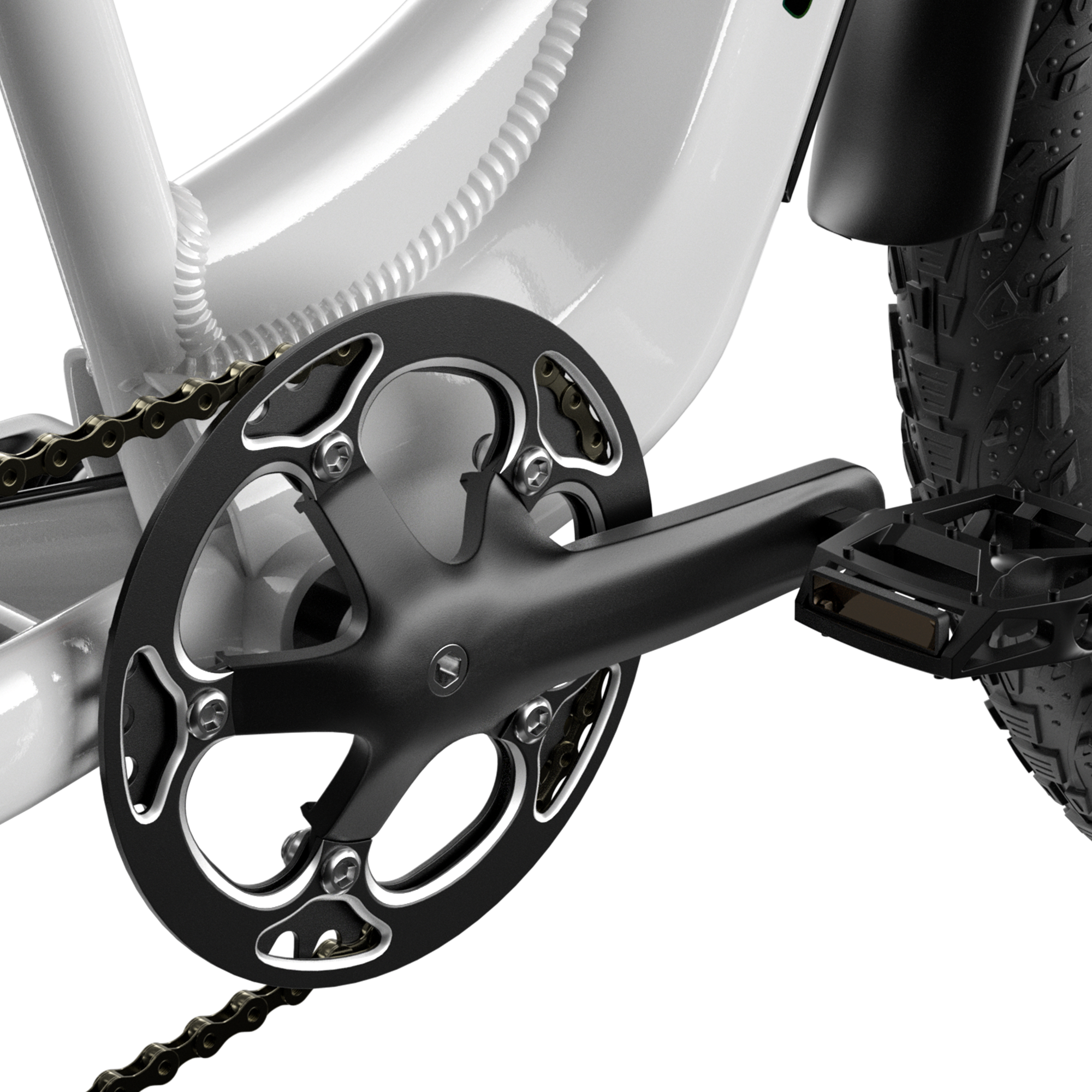 Shengmilo MX06 Trinn Gjennom El-sykkel 48V 17.5AH SAMSUNG batteri 90KM rekkevidde