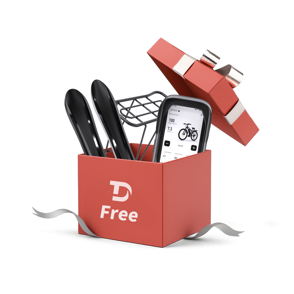 Pack de Ciclismo (Ofertas grátis com a compra de E-bike, inclui guarda-lamas e bolsa para suporte de telemóvel)