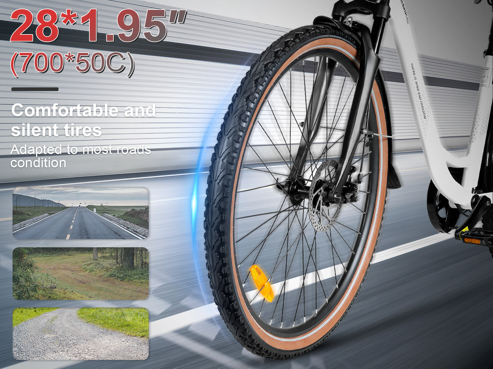 RS-A07 Kraftfull stadens fritid elcykel