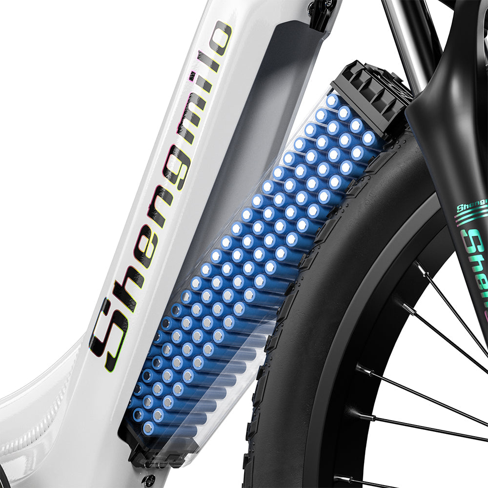 Shengmilo MX06 Trinn Gjennom El-sykkel 48V 17.5AH SAMSUNG batteri 90KM rekkevidde