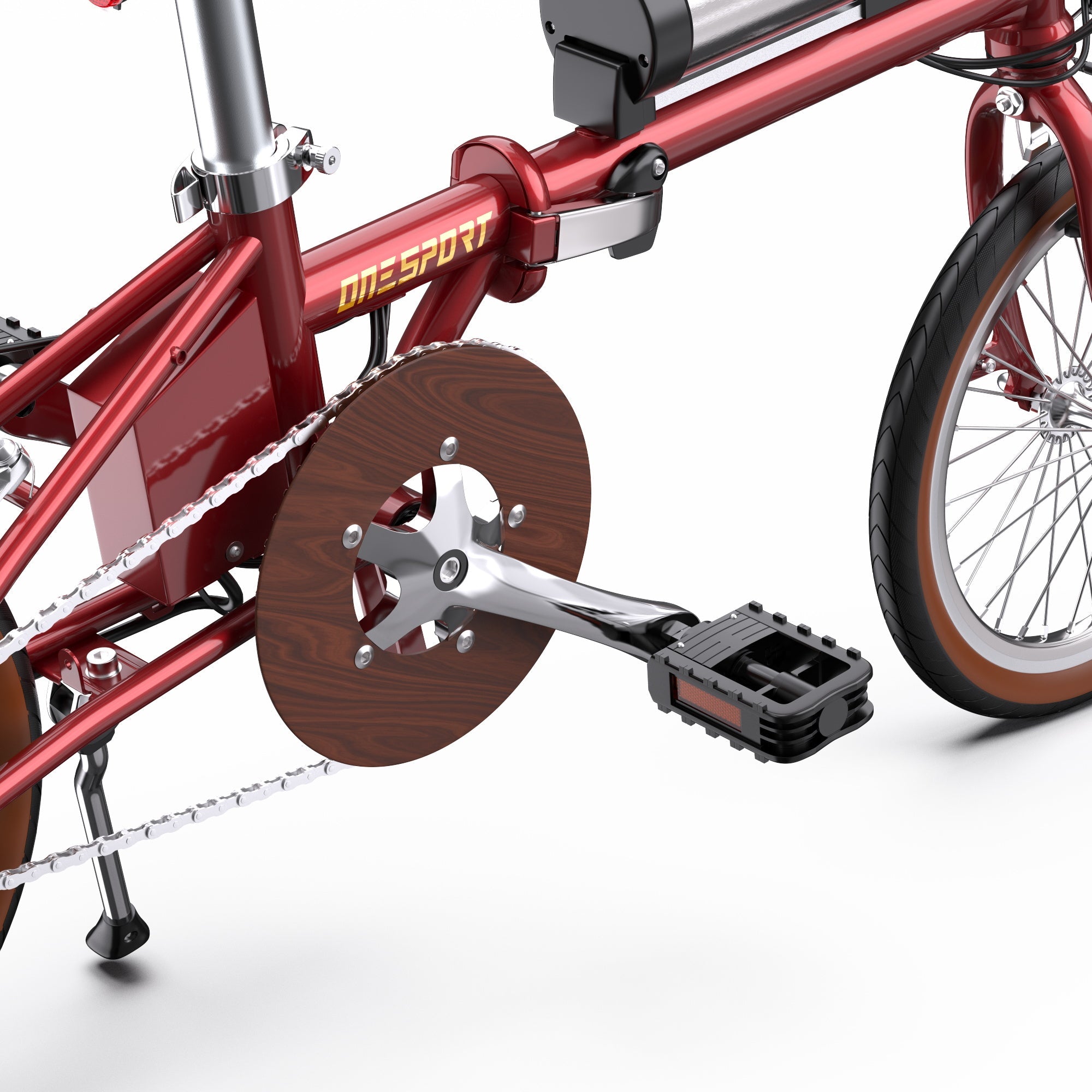 ONESPORT OT02 16" Folding Electric Bike 250W Motor 36V 5.2Ah Battery