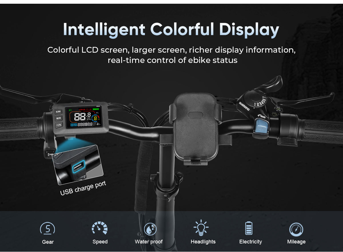 Bicicleta eléctrica portátil para desplazamientos CY20