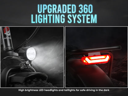 LOTDM200-II Bicicletta elettrica pieghevole con telaio basso