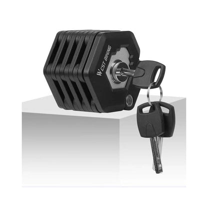 Elektrisk sykkel tyverisikring lås sammenleggbar kjedelås tyverisikring bærbar anti-hydraulisk saks