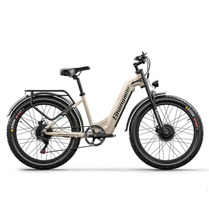 Shengmilo S700 1000W*2 Dual Motor Elektrisk Cykel 17.5Ah Samsung Batteri