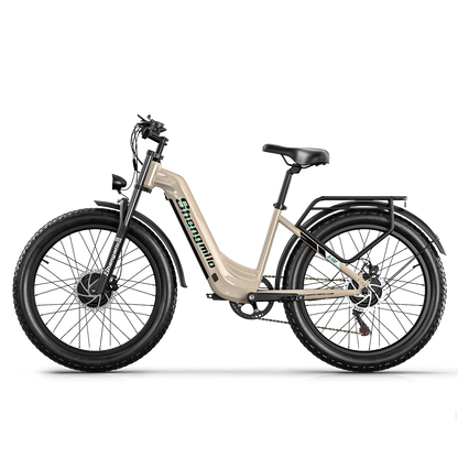 Shengmilo S700 1000W*2 Dual Motor Elektrisk Cykel 17.5Ah Samsung Batteri