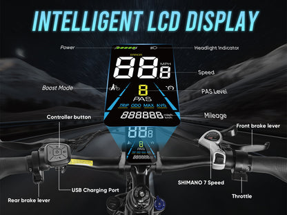 RS-A01 Herr Elektrisk Pendlarcykel