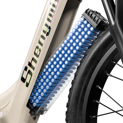 Shengmilo S700 1000W*2 Dual Motor Elektrisk Cykel 17.5Ah Samsung Batteri