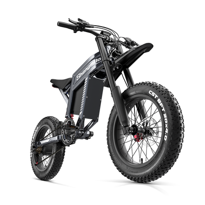 Bicicleta eléctrica Shengmilo S900 con potencia de 1500W y batería duradera de 60V 30Ah