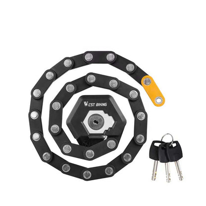 Elektrisk sykkel tyverisikring lås sammenleggbar kjedelås tyverisikring bærbar anti-hydraulisk saks