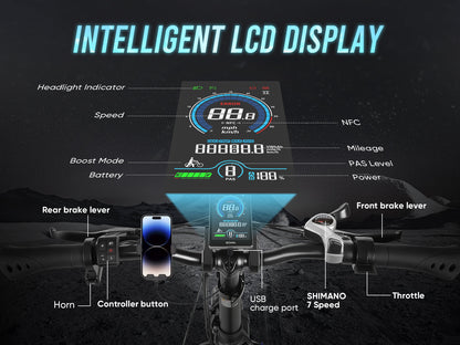 LOTDM200-II Bicicletta elettrica pieghevole con telaio basso