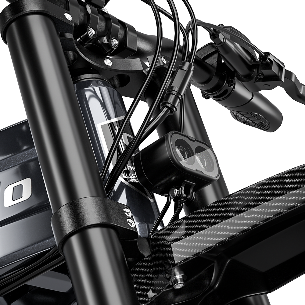 Bicicleta eléctrica Shengmilo S900 con potencia de 1500W y batería duradera de 60V 30Ah