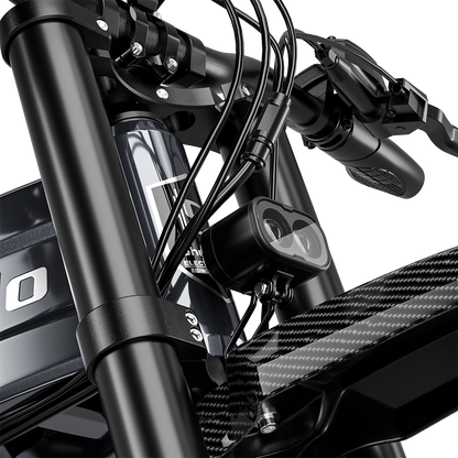 Bicicleta eléctrica Shengmilo S900 con potencia de 1500W y batería duradera de 60V 30Ah