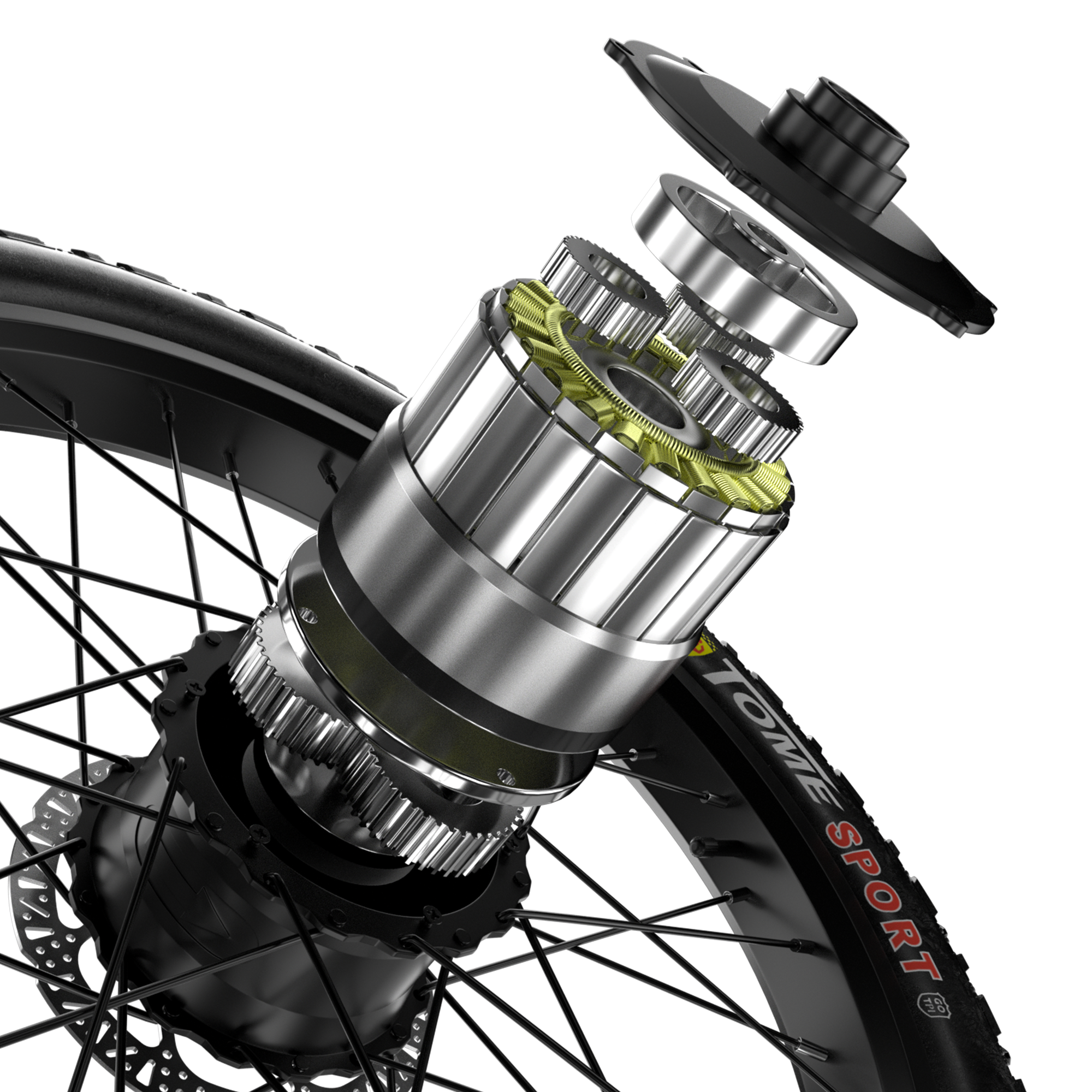 Shengmilo MX06 Trinn Gjennom El-sykkel 48V 17.5AH SAMSUNG batteri 90KM rekkevidde