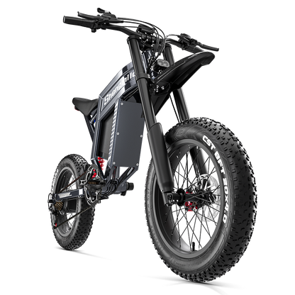 Bicicleta eléctrica Shengmilo S900 con potencia de 1500W y batería duradera de 60V 30Ah