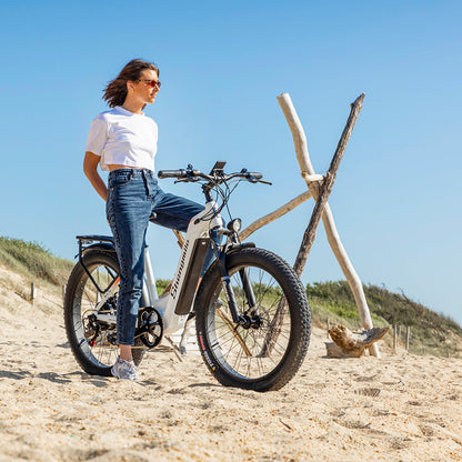 Shengmilo MX06 Trinn Gjennom El-sykkel 48V 17.5AH SAMSUNG batteri 90KM rekkevidde