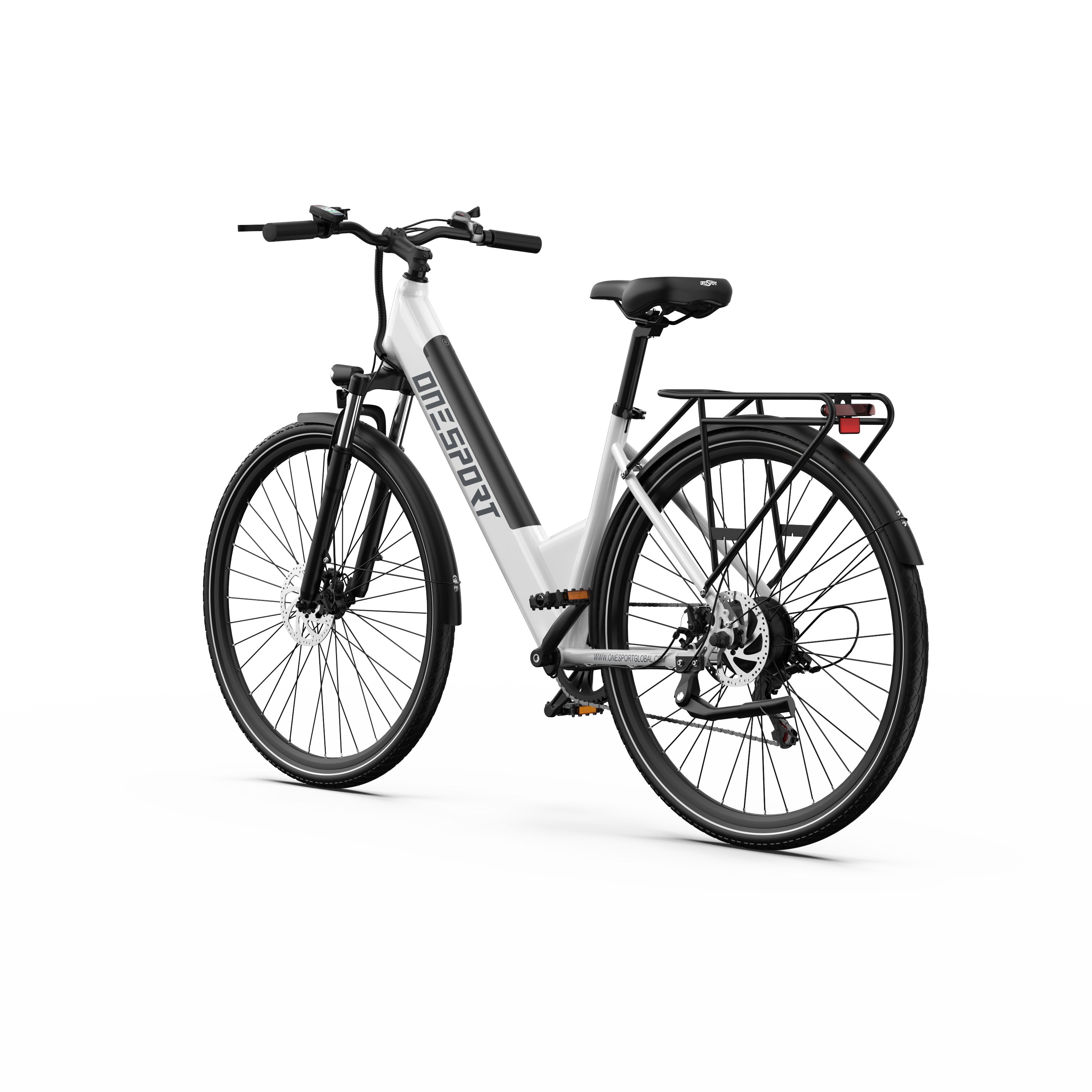 ONESPORT OT12 27.5" City Electric Bike 250W Motor 36V 13Ah Battery Support App