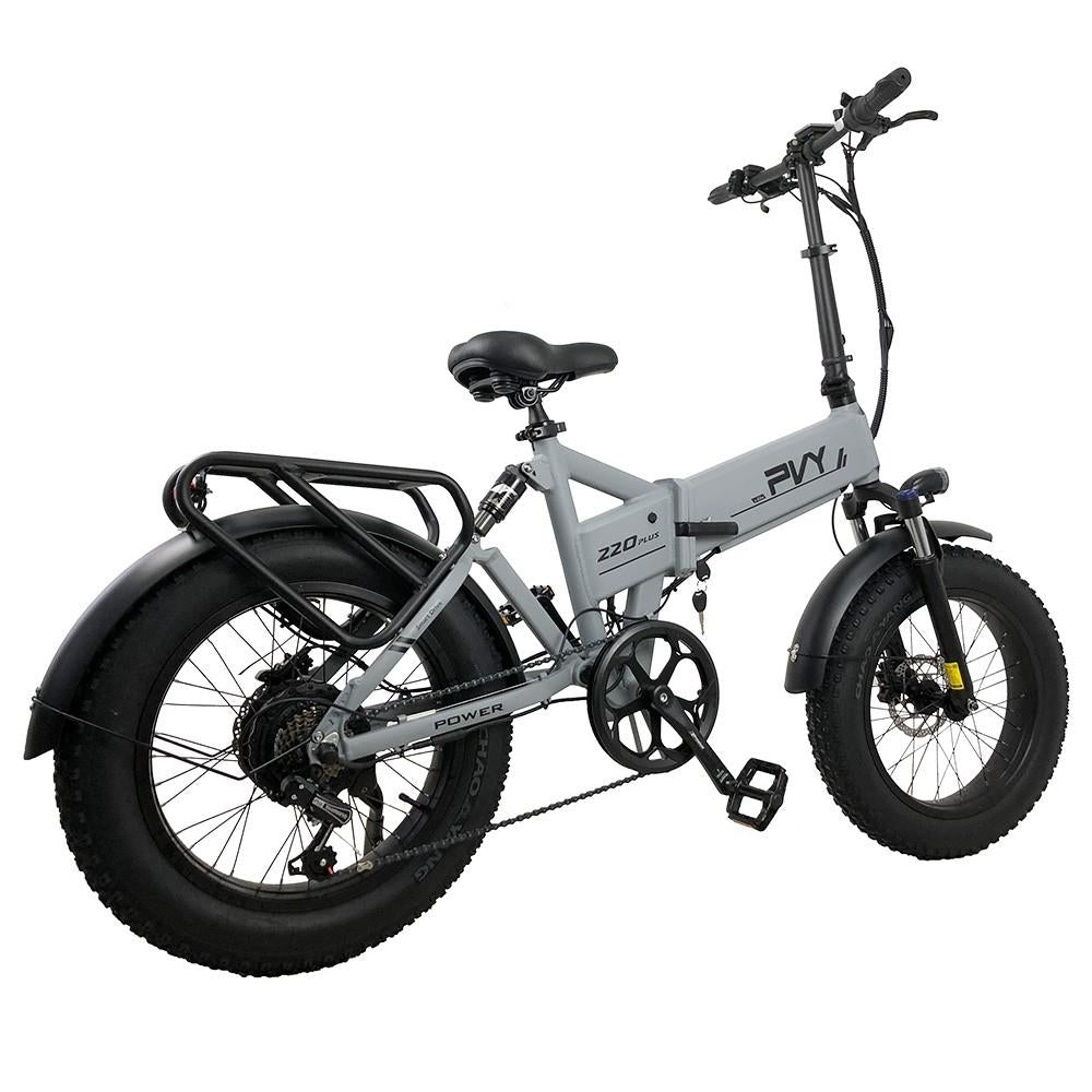 PVY Z20 Plus 20" Fat Tire Electric Folding  Bike 1000W Motor 48V 16.5Ah Battery