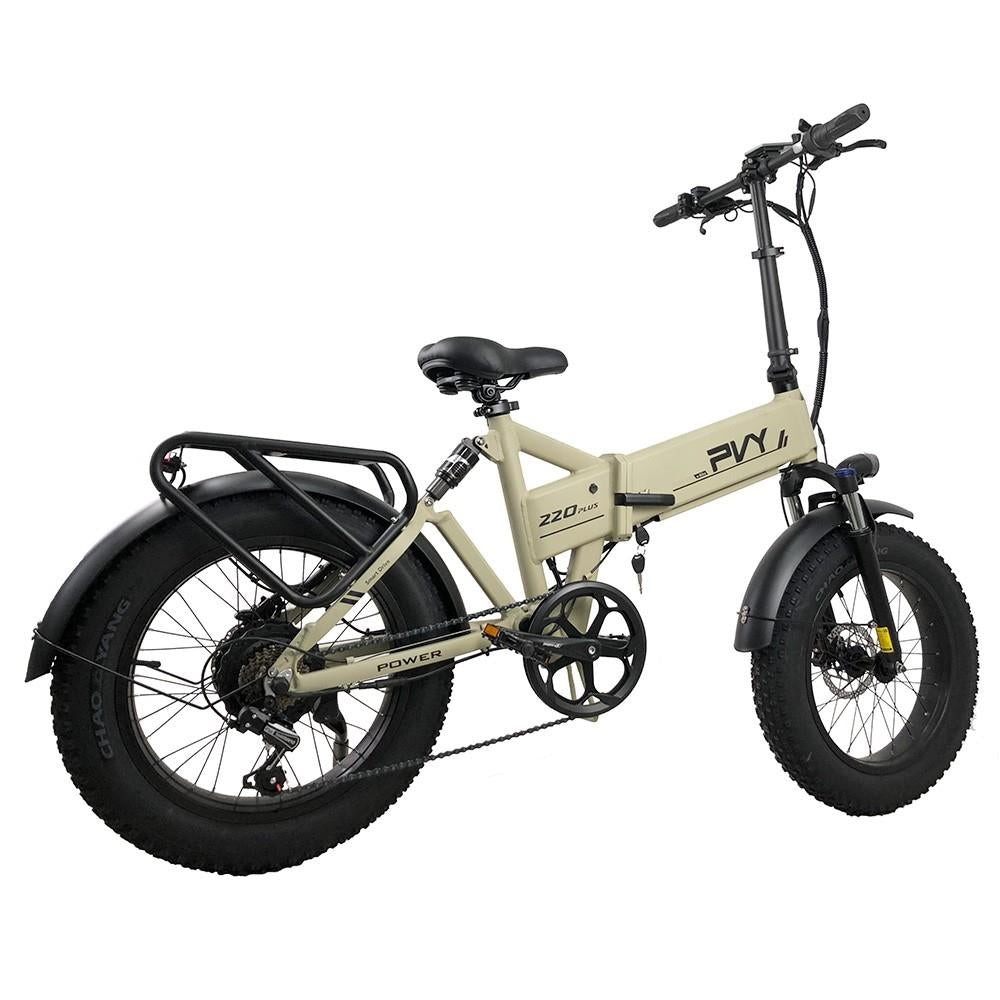 PVY Z20 Plus 20" Fat Tire Electric Folding  Bike 1000W Motor 48V 16.5Ah Battery