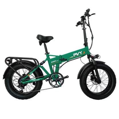 PVY Z20 Plus 20" Fat Tire Electric Folding  Bike 1000W Motor 48V 16.5Ah Battery
