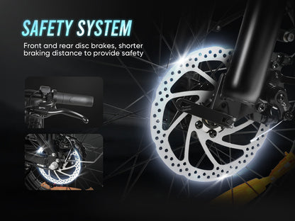 LOTDM200-II Bicicletta elettrica pieghevole con telaio basso