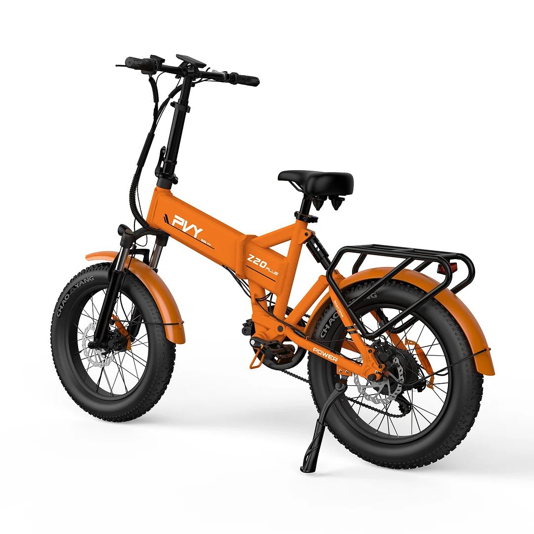 PVY Z20 Plus 20" Fat Tire Electric Folding  Bike 1000W Motor 48V 16.5Ah Battery